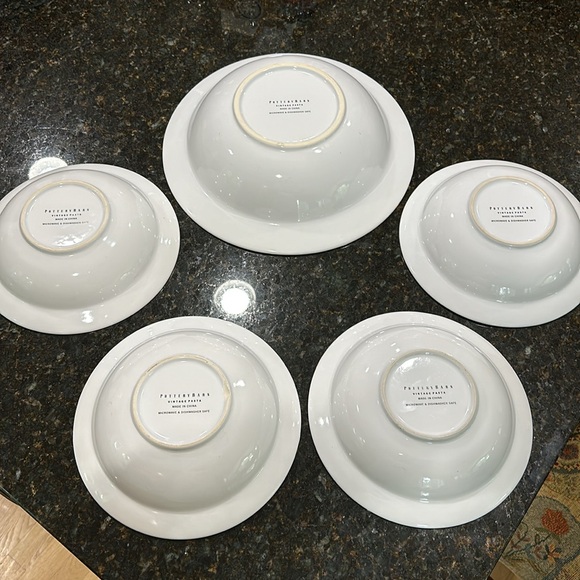 Pottery Barn Kitchen Vintage Pottery Barn Pasta Bowls Poshmark